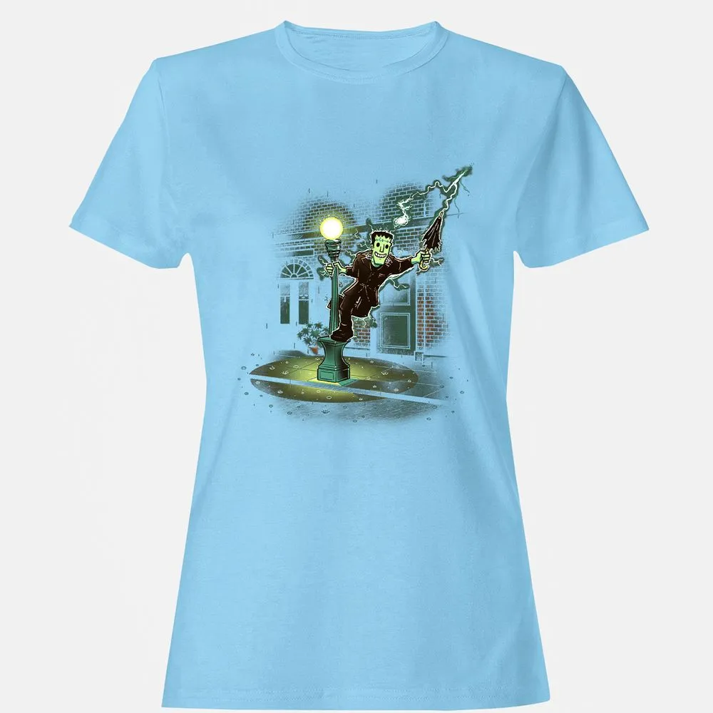 Women's T-Shirt - 29N4DFEF - Light Blue - 8