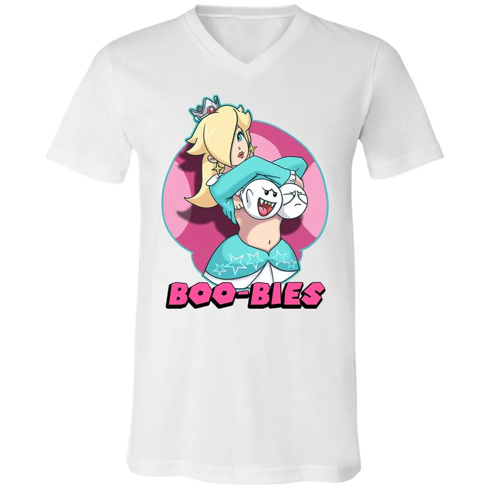 Unisex V-Neck T-Shirt - W3SX4JWQ - White - 5