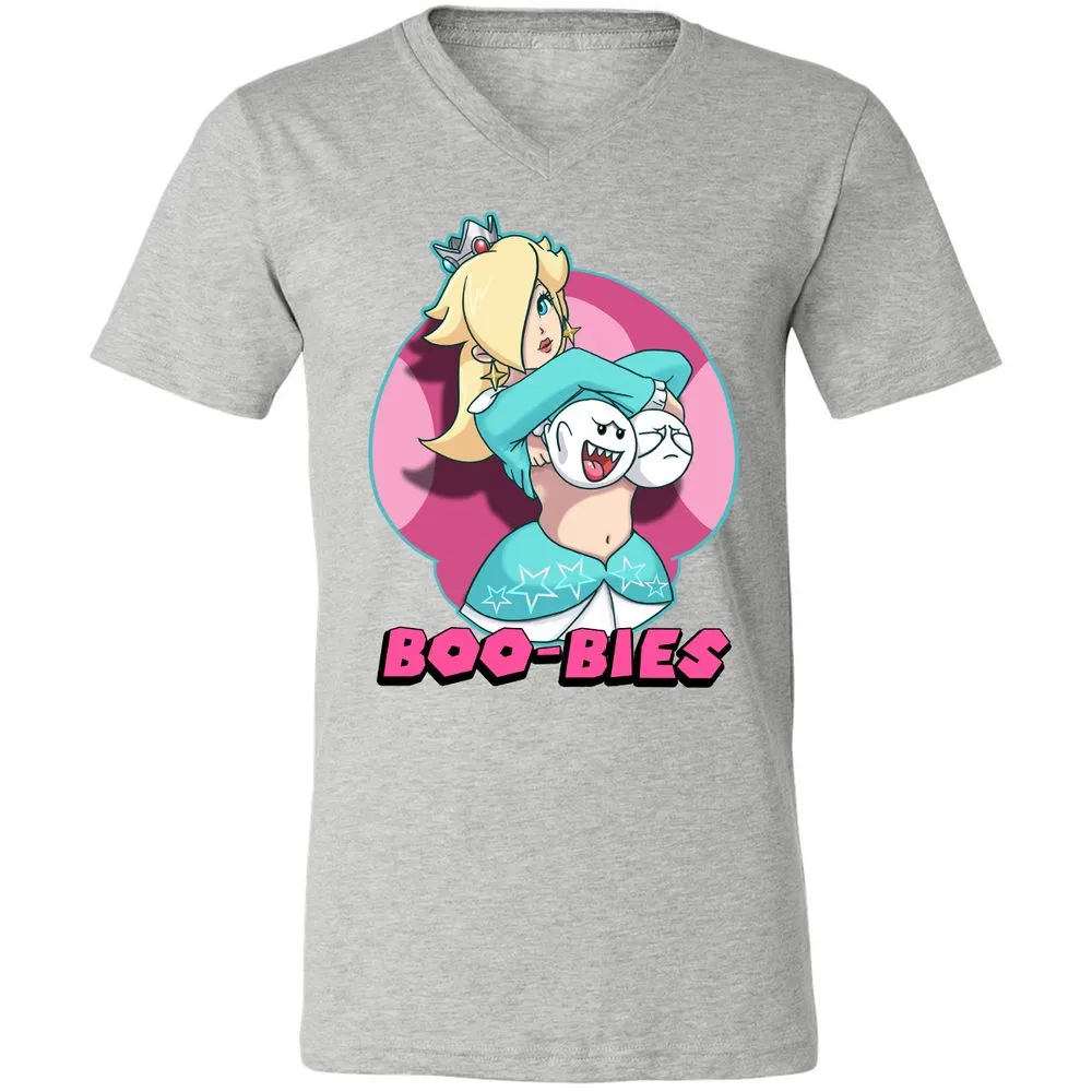 Unisex V-Neck T-Shirt - W3SX4JWQ - Athletic Heather - 7