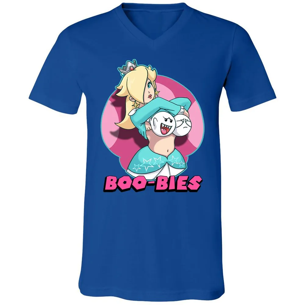 Unisex V-Neck T-Shirt - W3SX4JWQ - True Royal - 4