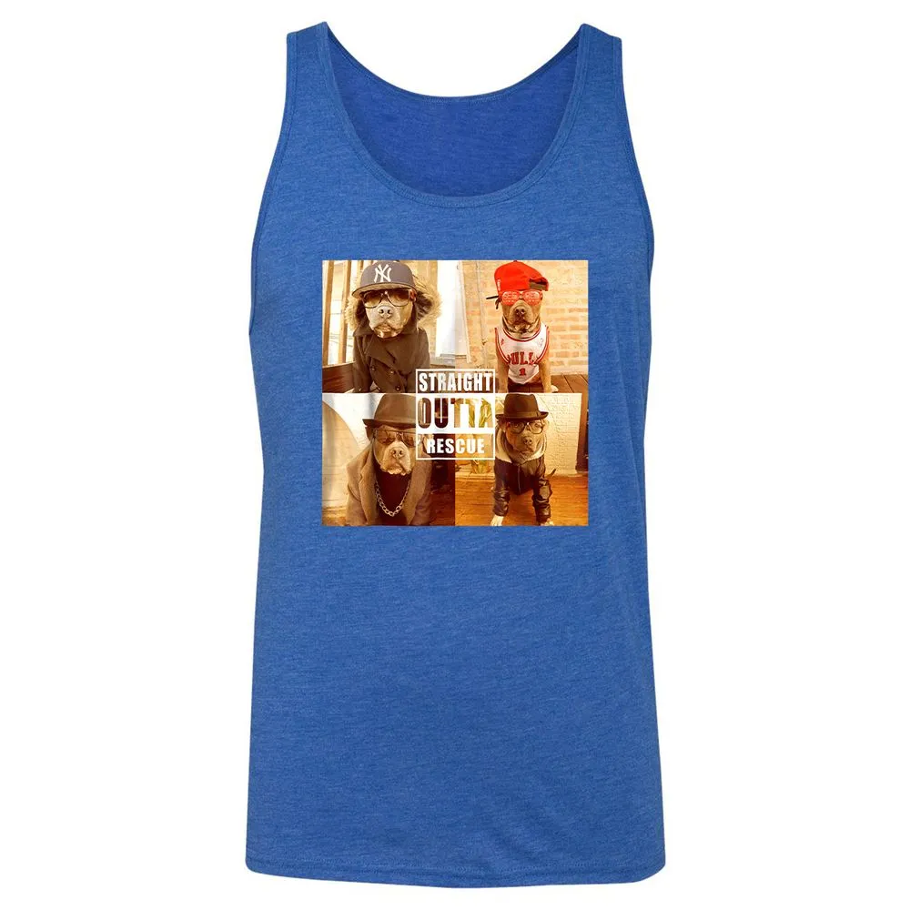 Unisex Jersey Tank - 4G3C7U97 - True Royal Triblend - 12