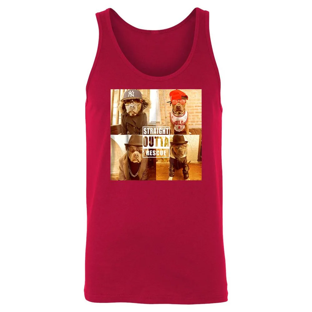 Unisex Jersey Tank - 4G3C7U97 - Red - 11