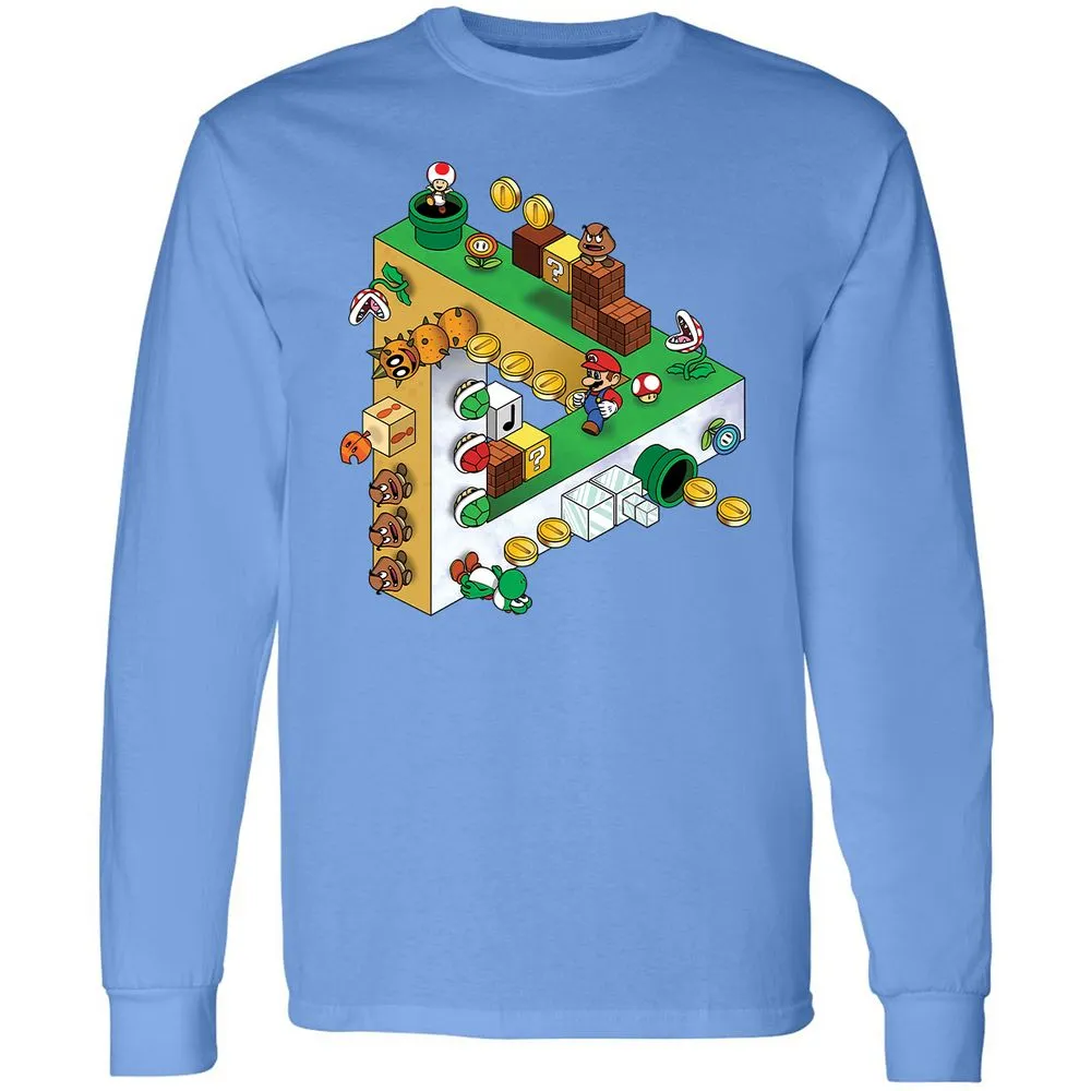 Long Sleeve T-Shirt - 5QC3UQ9H - Carolina Blue - 12