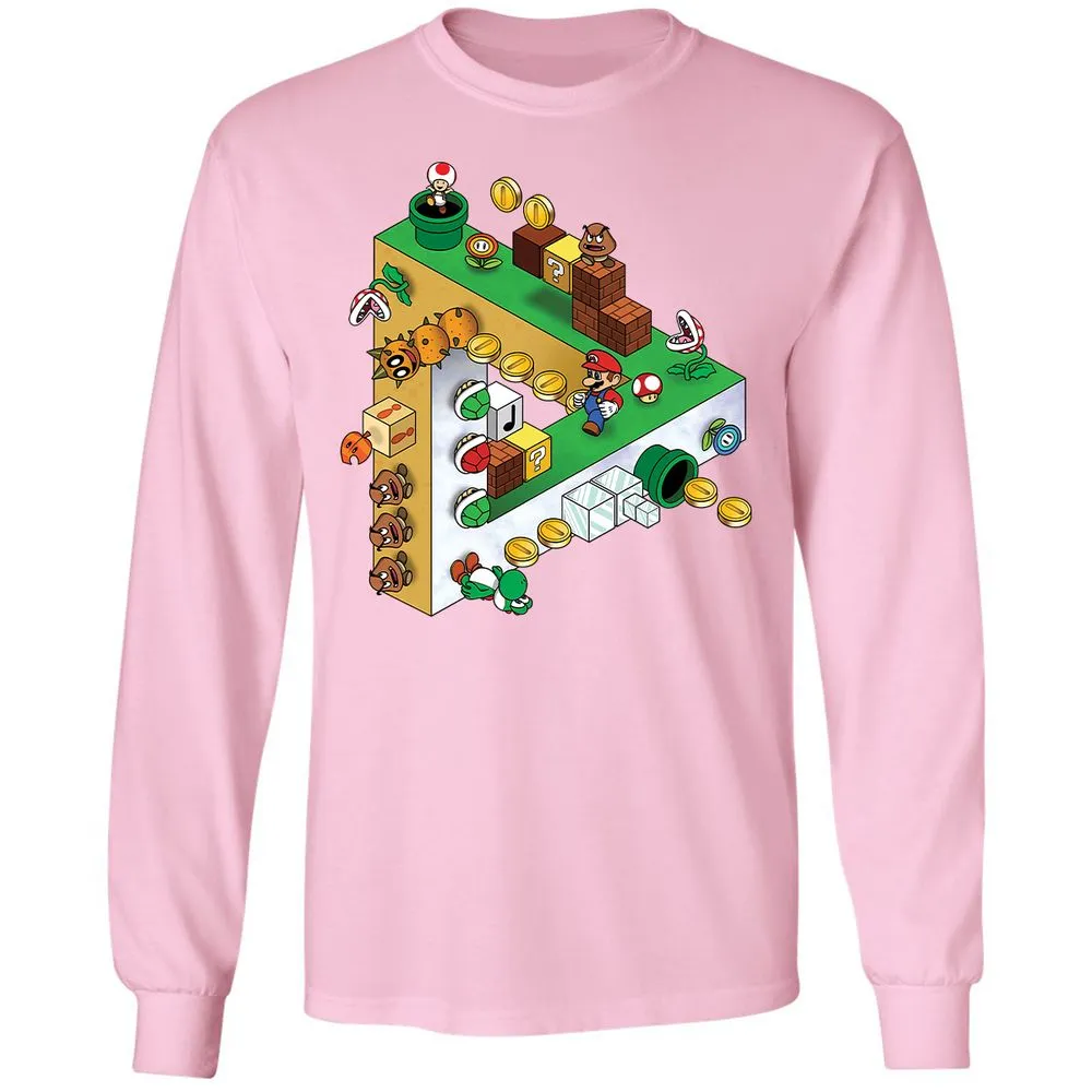 Long Sleeve T-Shirt - 5QC3UQ9H - Light Pink - 3