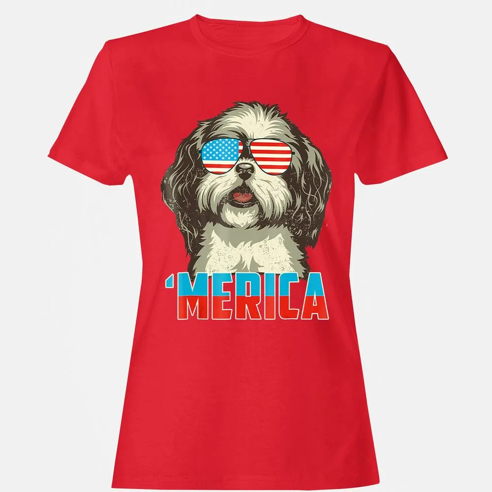 Women's T-Shirt - 2J2D7PJC - Red - 13