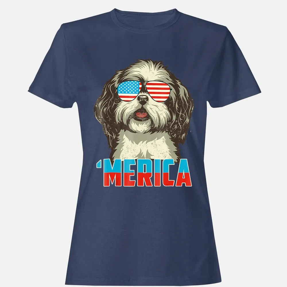Women's T-Shirt - 2J2D7PJC - Navy - 10