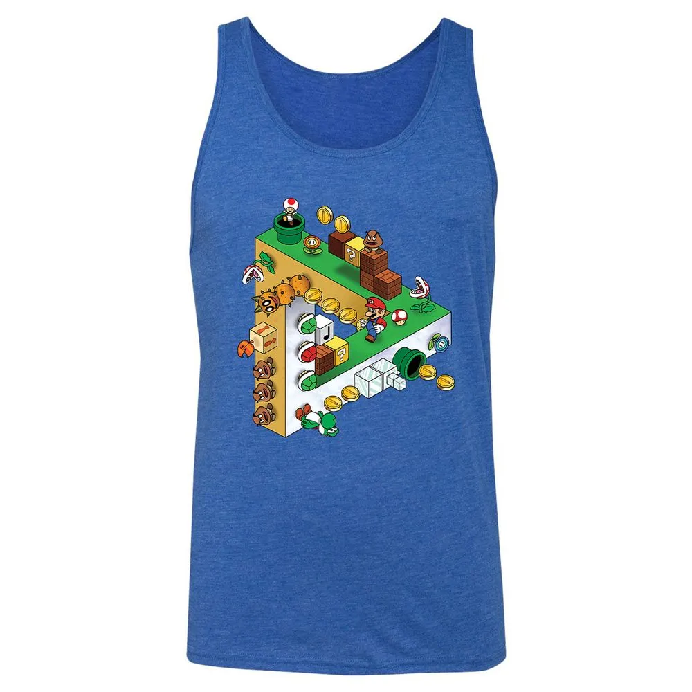 Unisex Jersey Tank - 9521Z54E - True Royal Triblend - 12