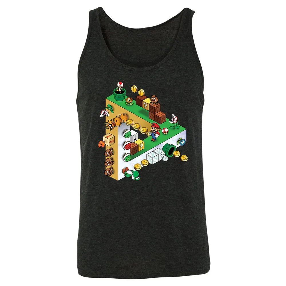Unisex Jersey Tank - 9521Z54E - Charcoal Black Triblend - 5