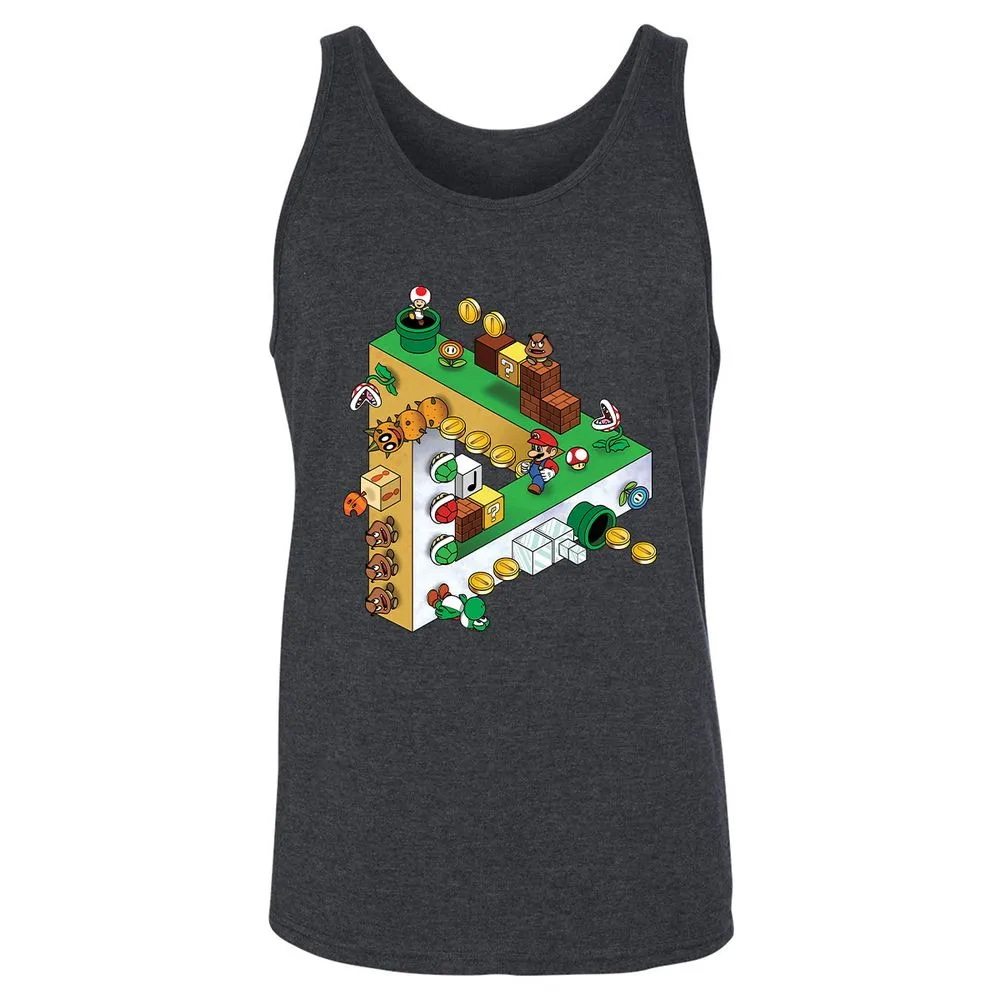 Unisex Jersey Tank - 9521Z54E - Dark Grey Heather - 6