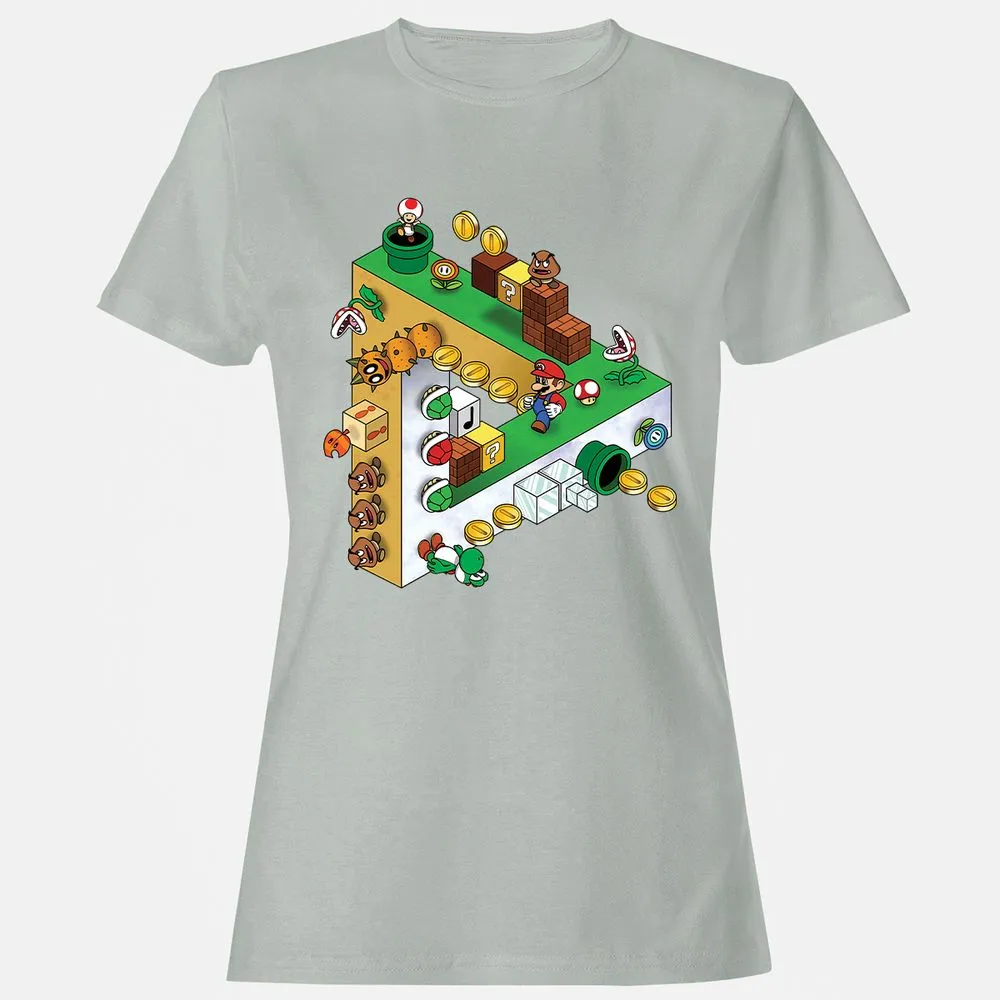 Women's T-Shirt - NYLFH8NJ - Ash - 2