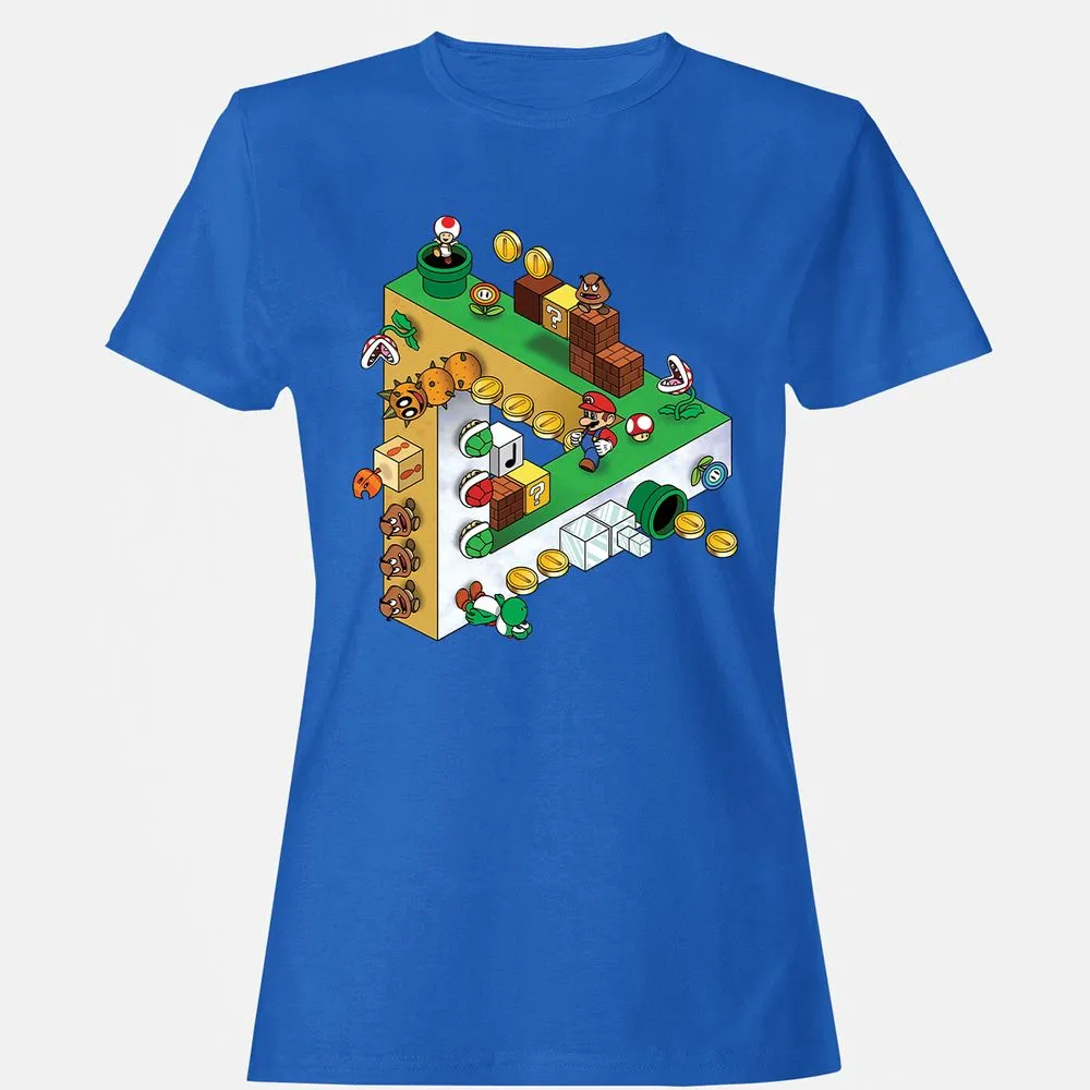 Women's T-Shirt - NYLFH8NJ - Royal - 14