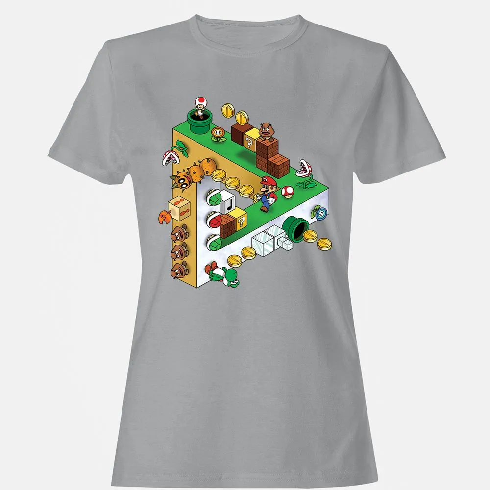 Women's T-Shirt - NYLFH8NJ - Sport Grey - 15