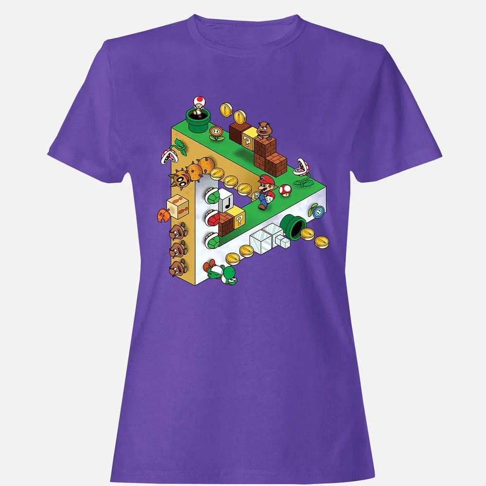 Women's T-Shirt - NYLFH8NJ - Purple - 12