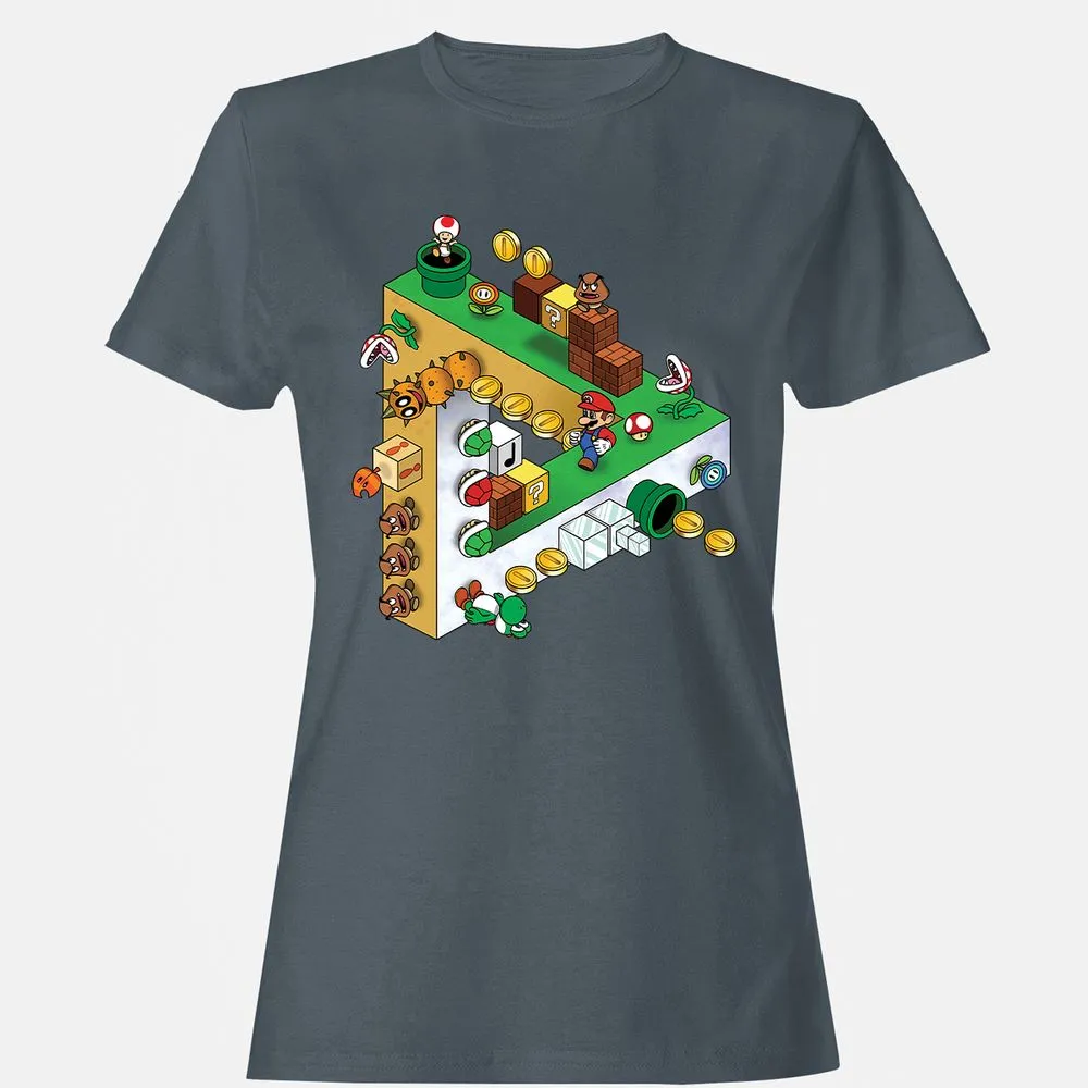Women's T-Shirt - NYLFH8NJ - Charcoal - 3