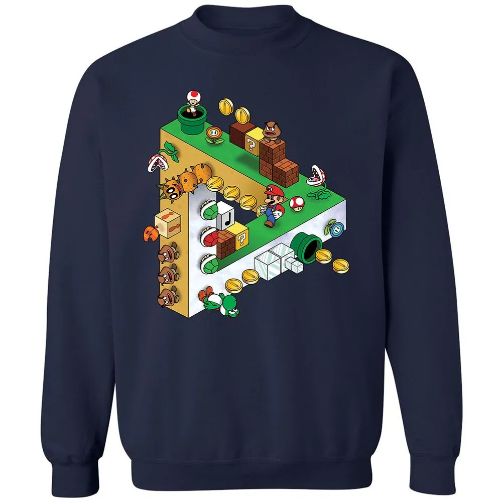 Classic Unisex Sweatshirt - SJVGZ3X7 - Navy - 2