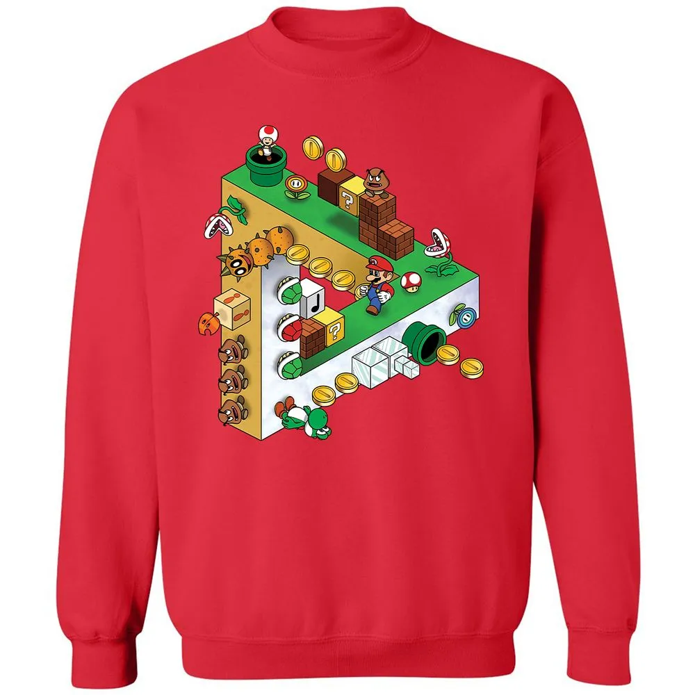 Classic Unisex Sweatshirt - SJVGZ3X7 - Red - 5