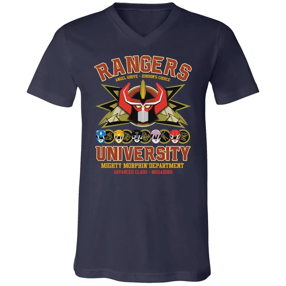 Unisex V-Neck T-Shirt - CX5RCLRG - Navy - 2