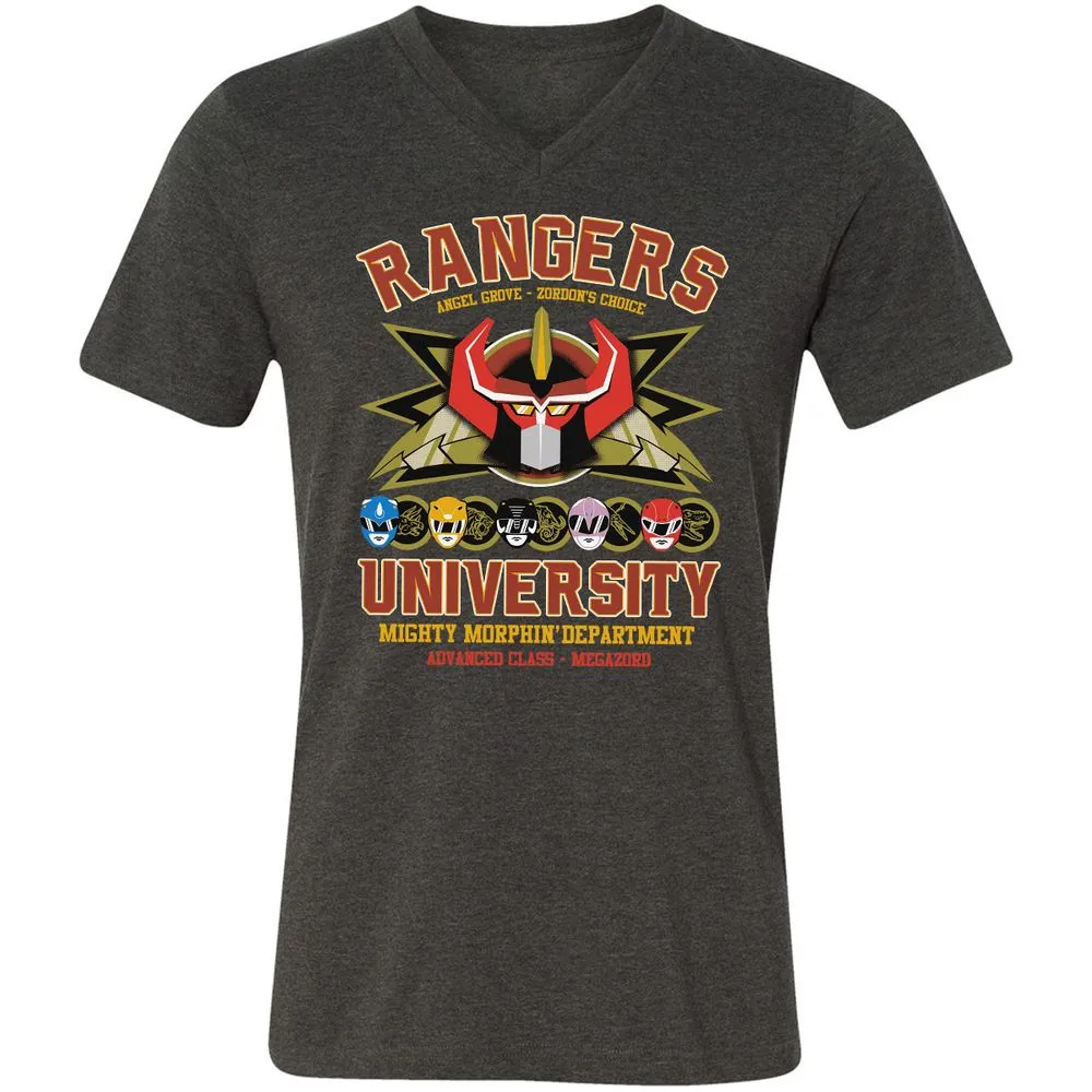 Unisex V-Neck T-Shirt - CX5RCLRG - Dark Grey Heather - 8