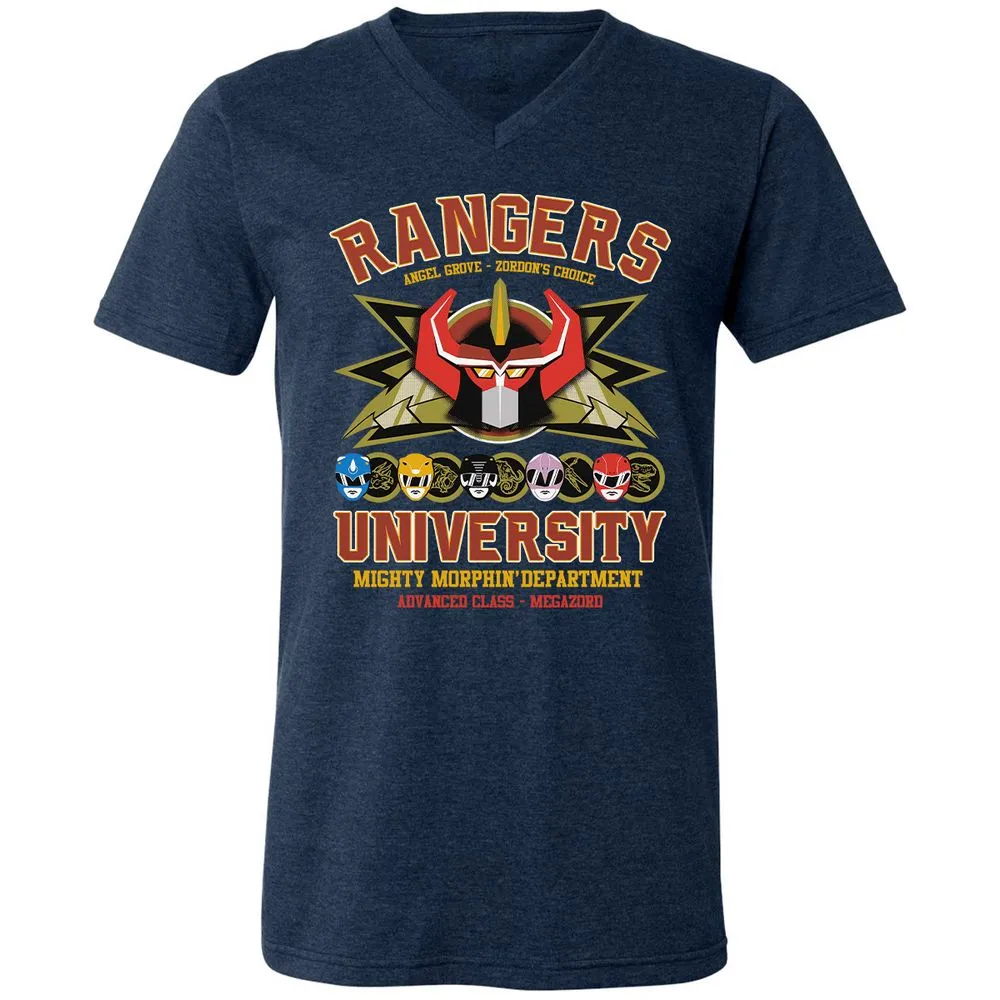 Unisex V-Neck T-Shirt - CX5RCLRG - Heather Navy - 15