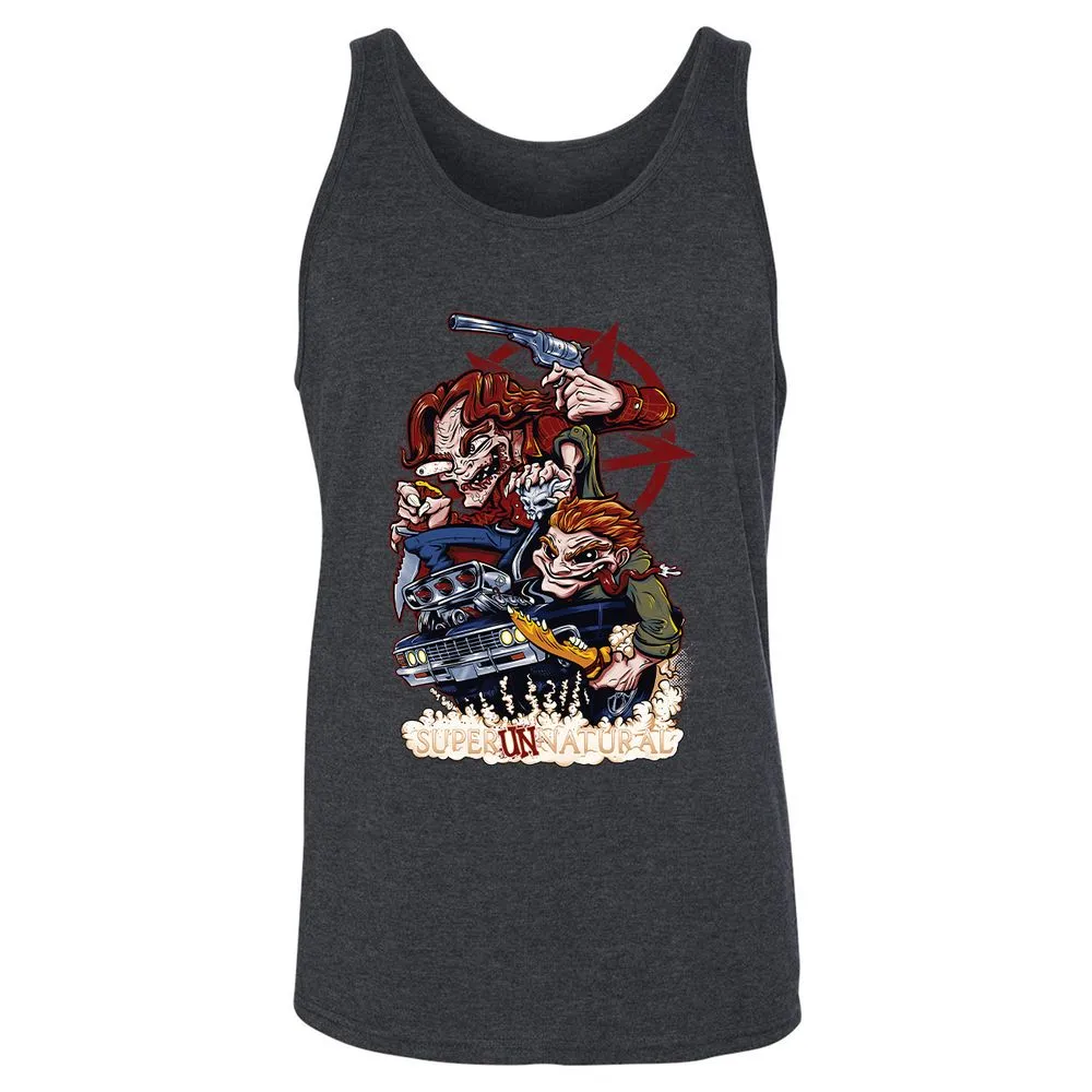 Unisex Jersey Tank - YNQJDCC6 - Dark Grey Heather - 6
