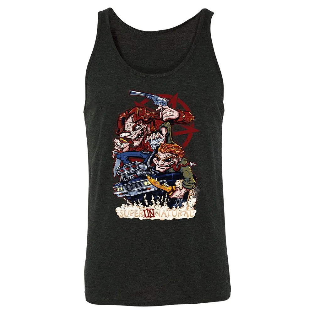 Unisex Jersey Tank - YNQJDCC6 - Charcoal Black Triblend - 5
