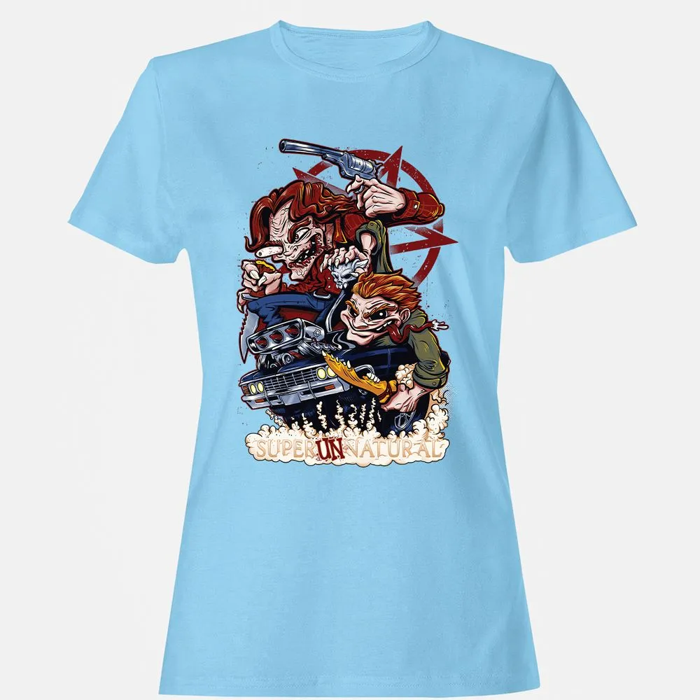 Women's T-Shirt - RNKY7E6M - Light Blue - 8