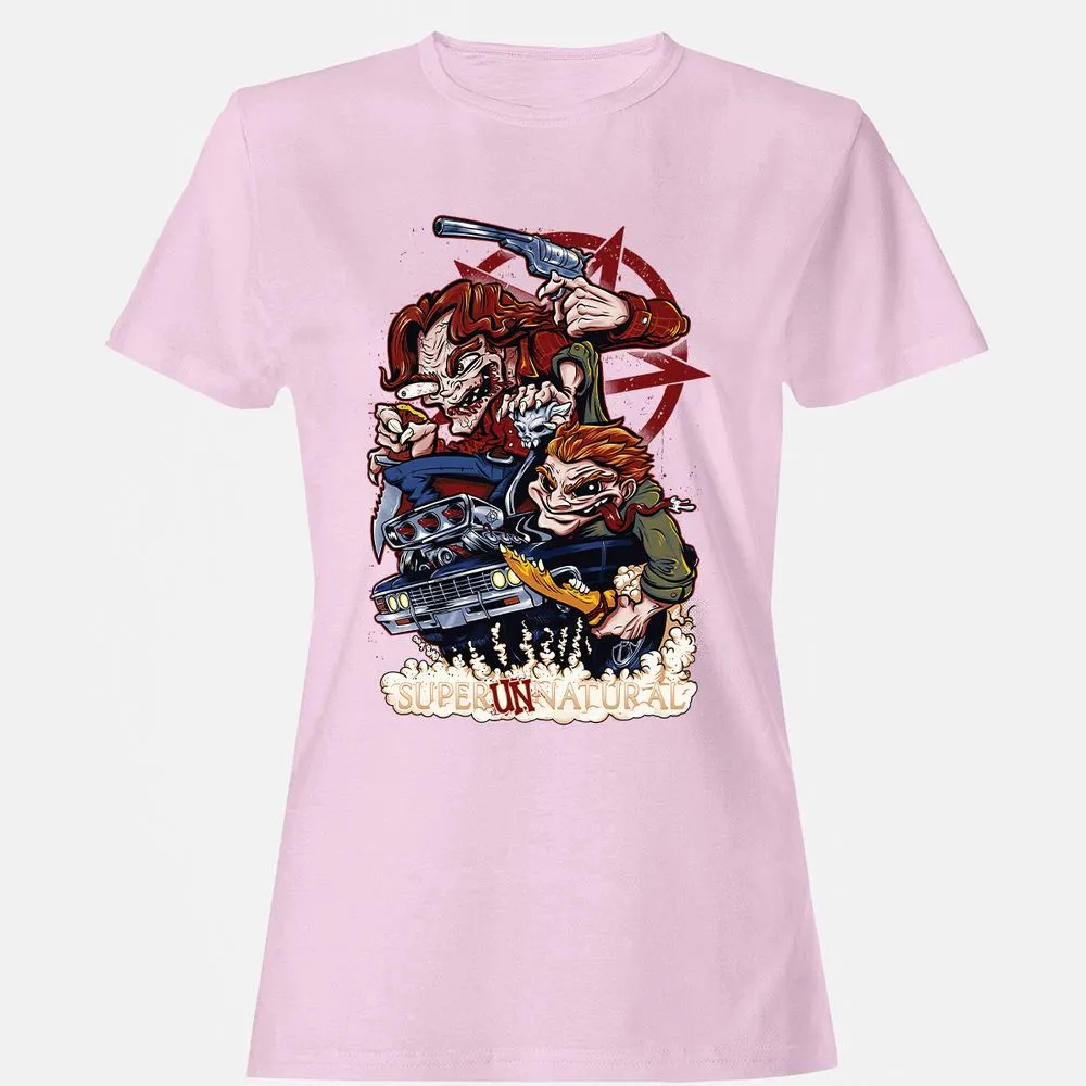 Women's T-Shirt - RNKY7E6M - Light Pink - 9