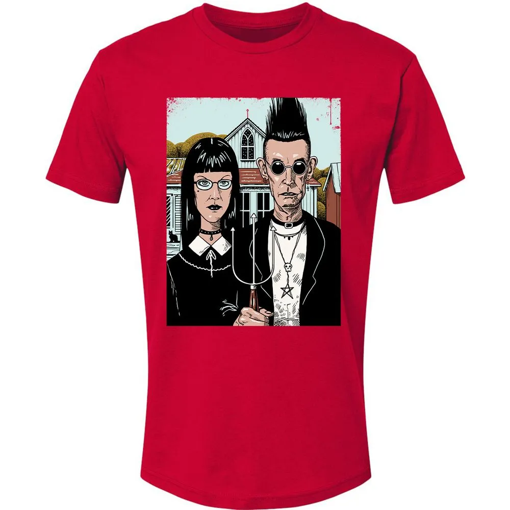 Premium Unisex T-Shirt - 3RYSBWRK - Red - 6