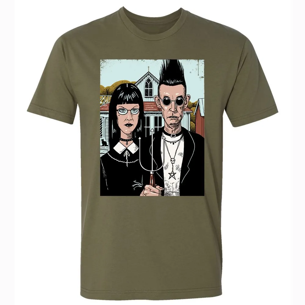Premium Unisex T-Shirt - 3RYSBWRK - Military Green - 5