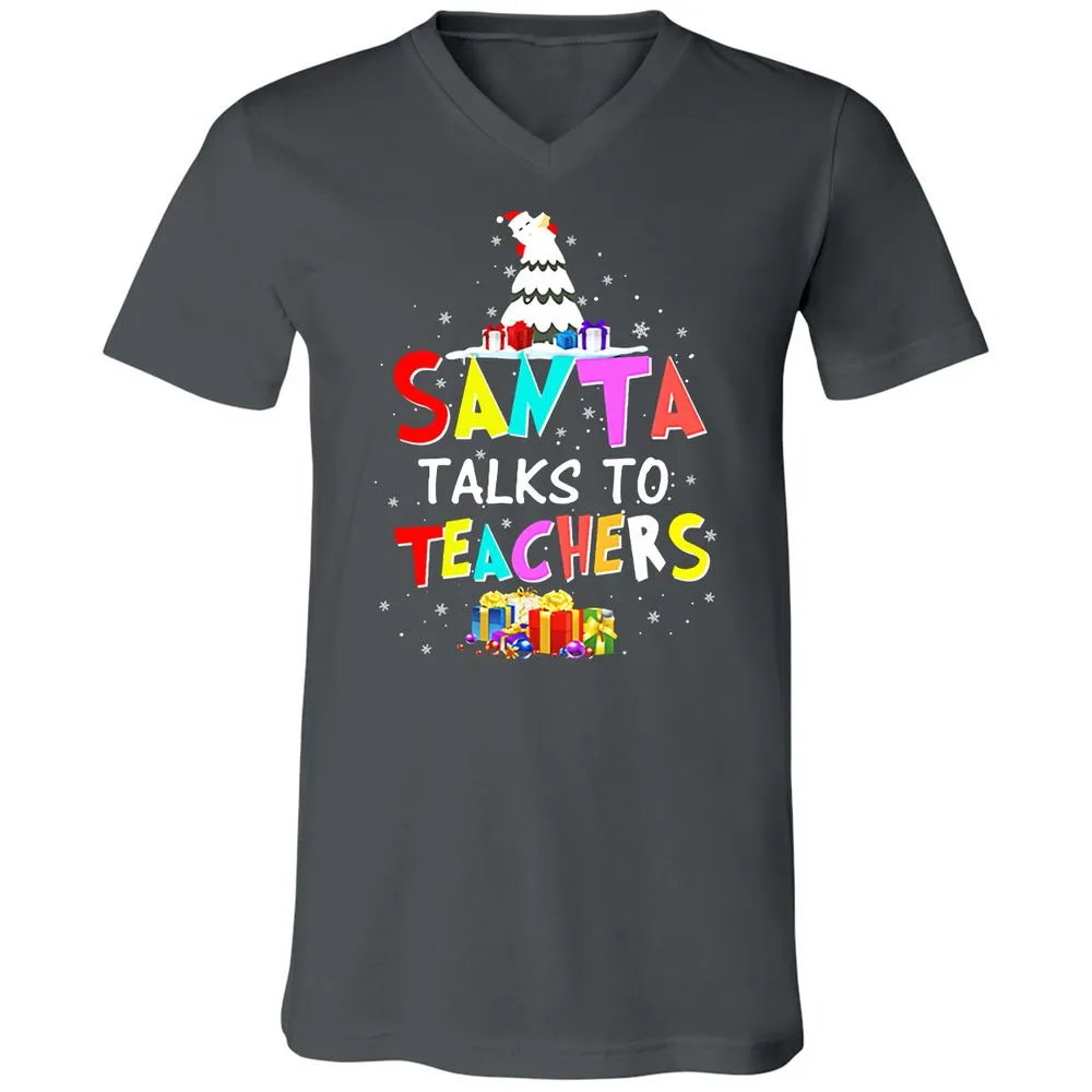 Unisex V-Neck T-Shirt - DWJW9GUA - Asphalt - 12