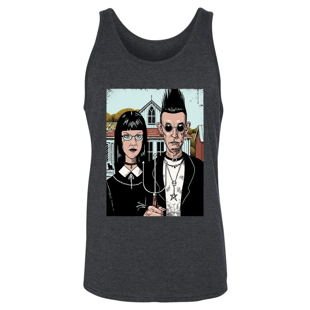 Unisex Jersey Tank - 5931P7P9 - Dark Grey Heather - 6