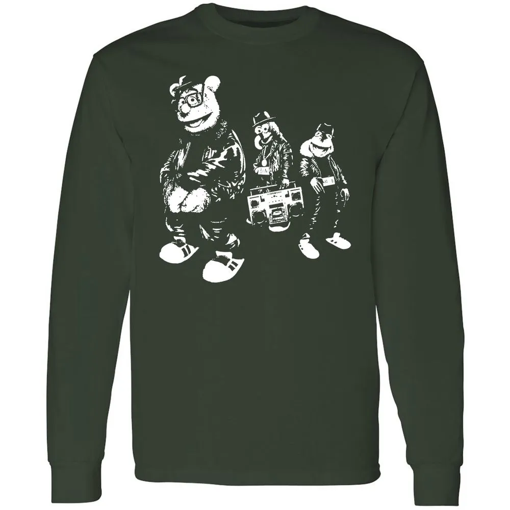 Long Sleeve T-Shirt - WFJQ81JY - Forest Green - 4