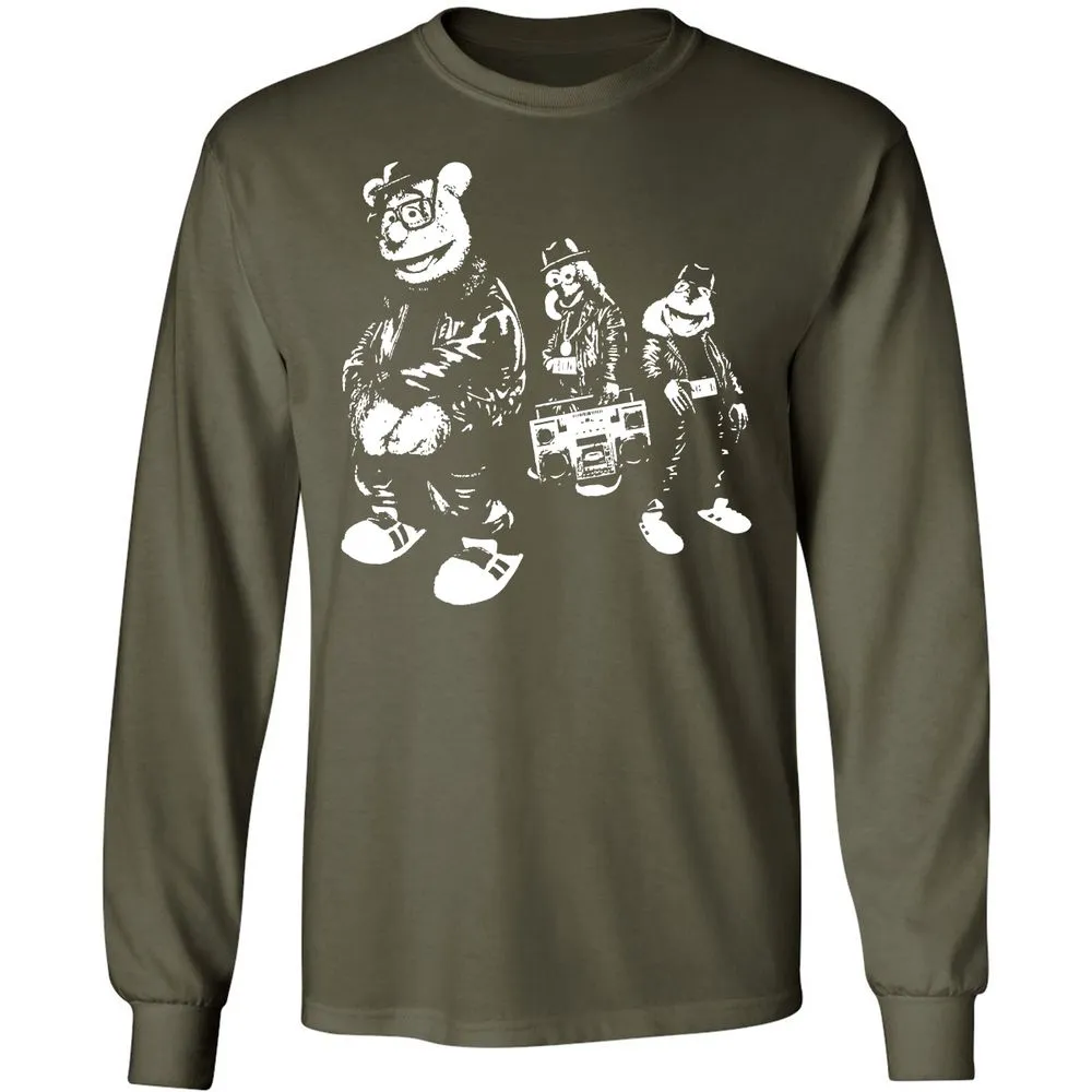 Long Sleeve T-Shirt - WFJQ81JY - Military Green - 16