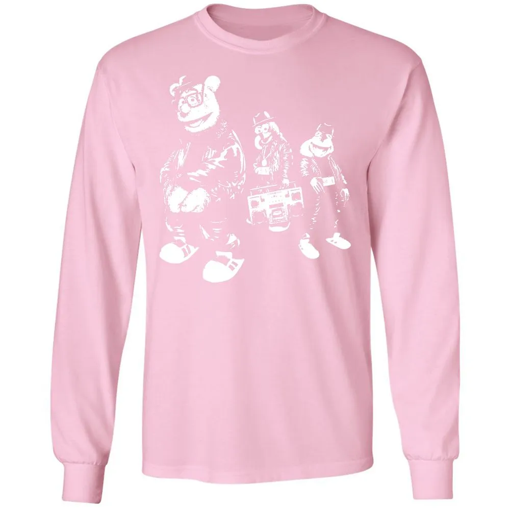 Long Sleeve T-Shirt - WFJQ81JY - Light Pink - 3