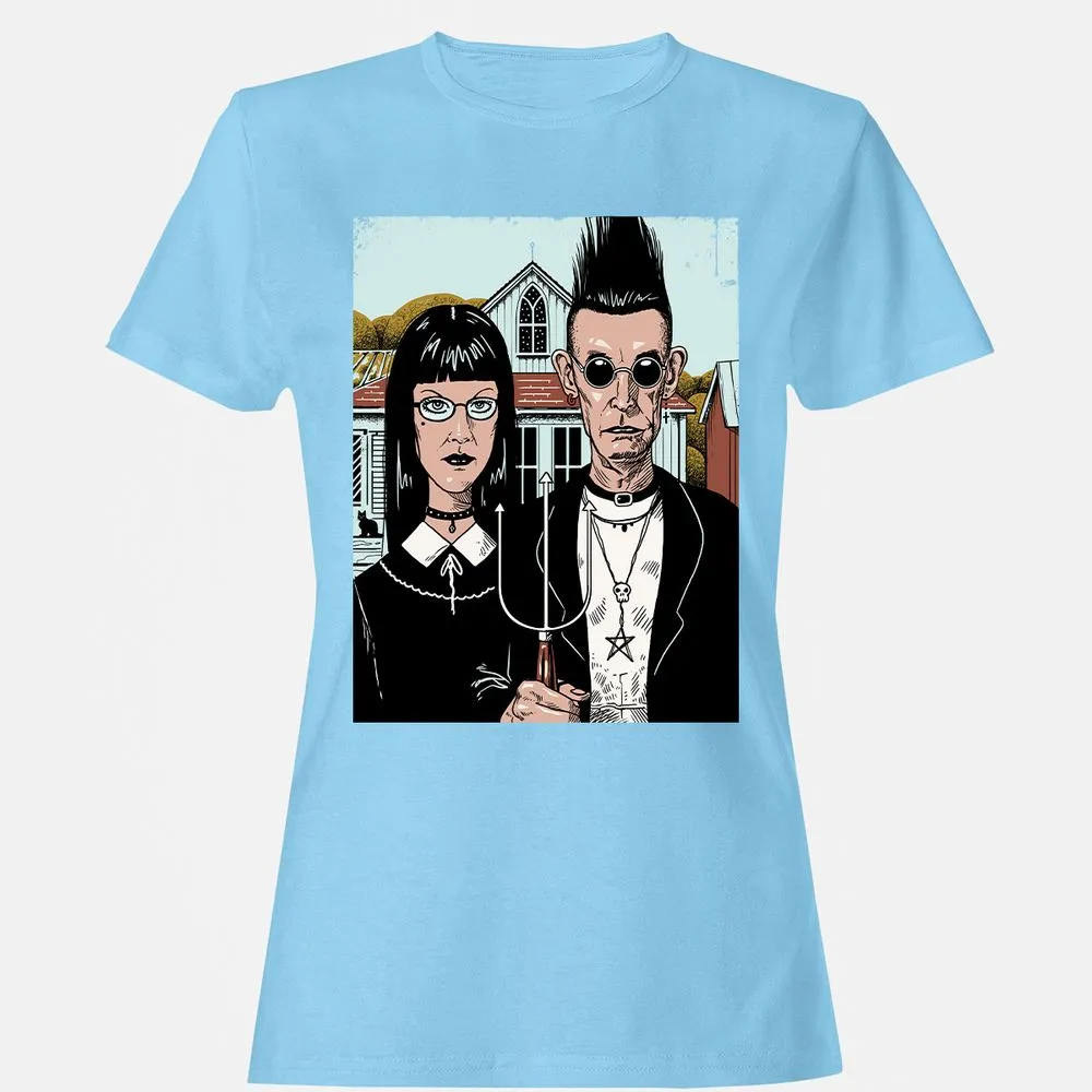 Women's T-Shirt - KY98DPD8 - Light Blue - 8