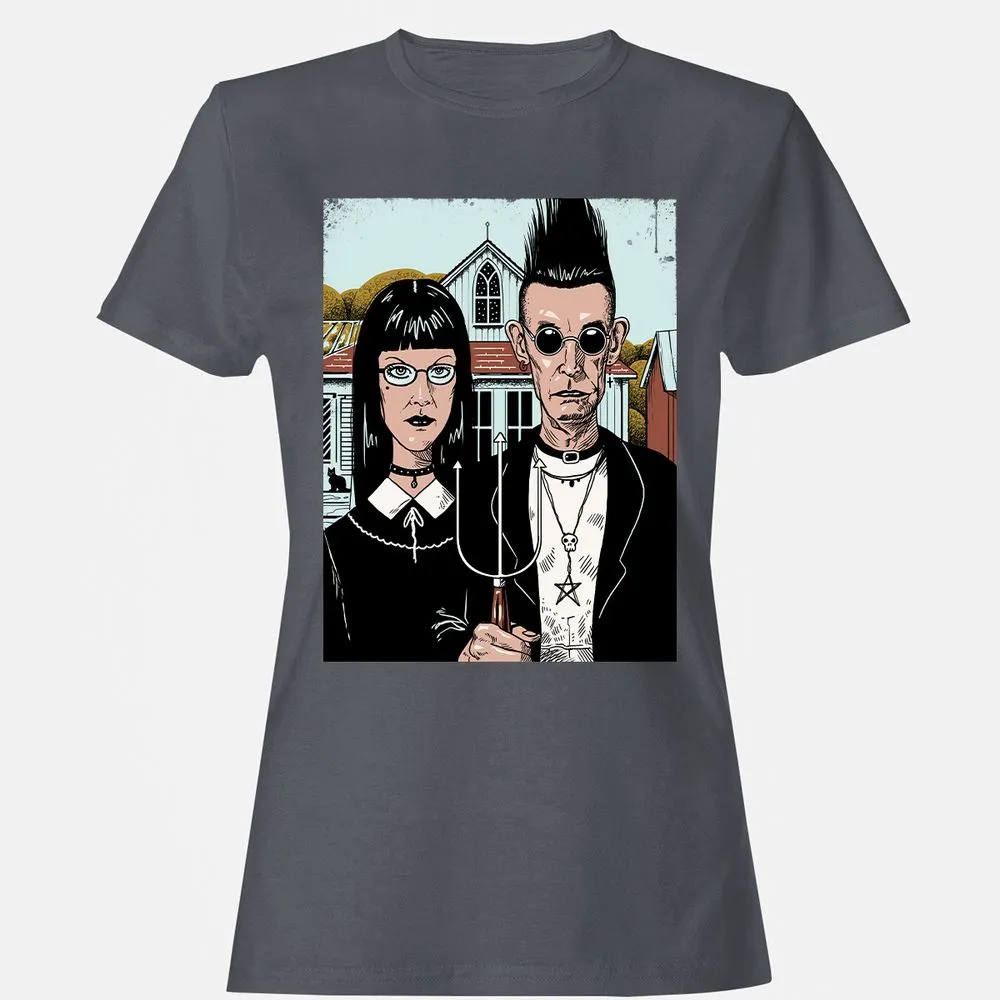 Women's T-Shirt - KY98DPD8 - Dark Heather - 5