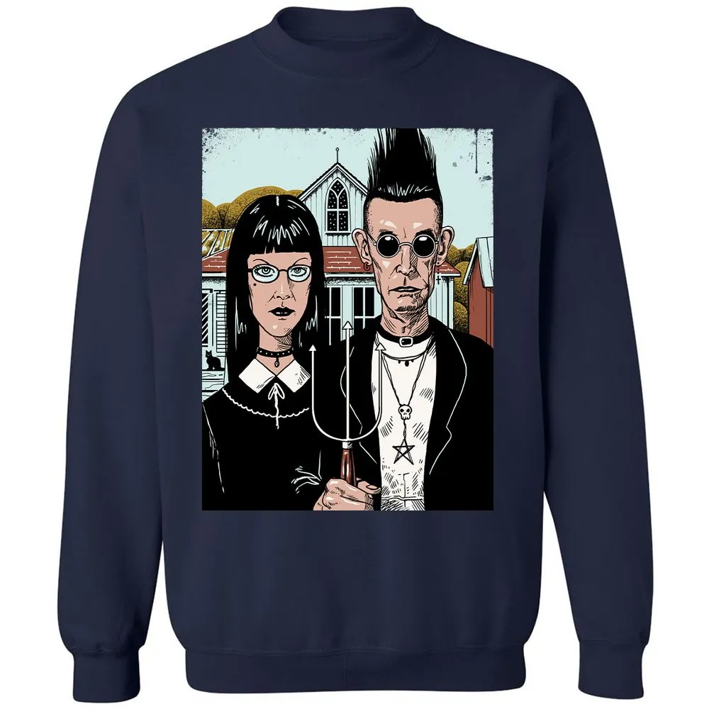 Classic Unisex Sweatshirt - MHW7PTVK - Navy - 2