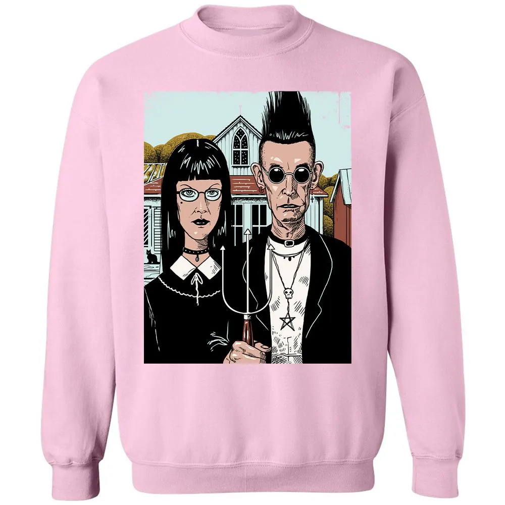 Classic Unisex Sweatshirt - MHW7PTVK - Light Pink - 3