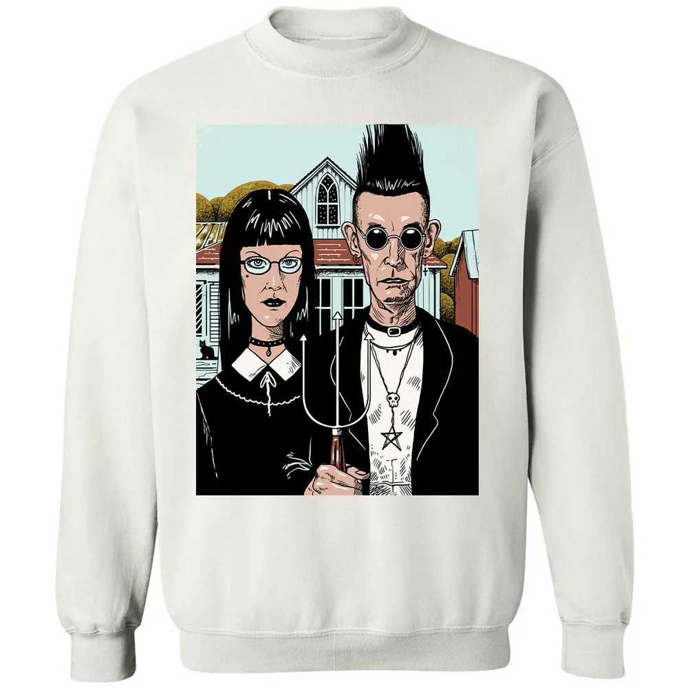 Classic Unisex Sweatshirt - MHW7PTVK - White - 12