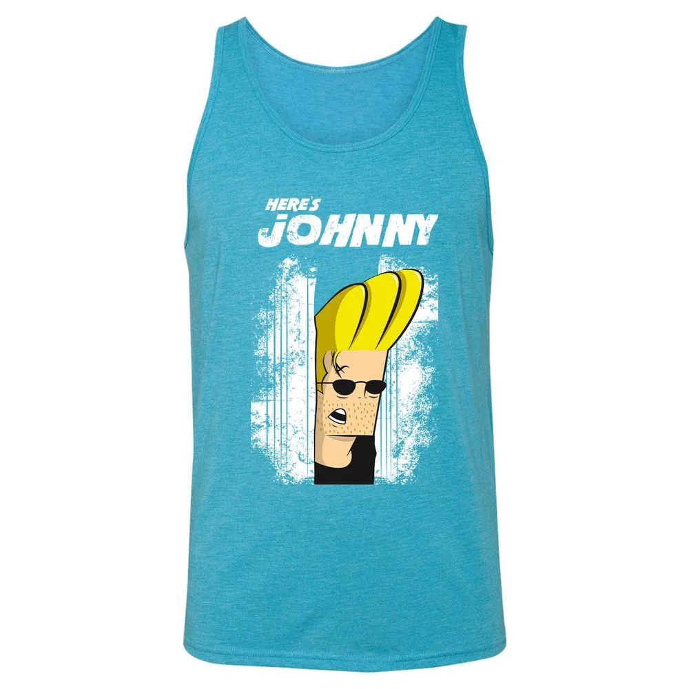 Unisex Jersey Tank - ZNU1V5HN - Aqua Triblend - 3