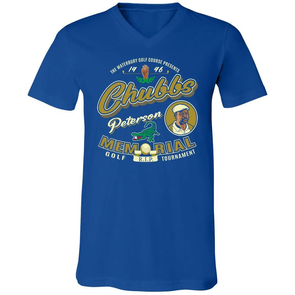 Unisex V-Neck T-Shirt - H8LZD6N1 - True Royal - 4