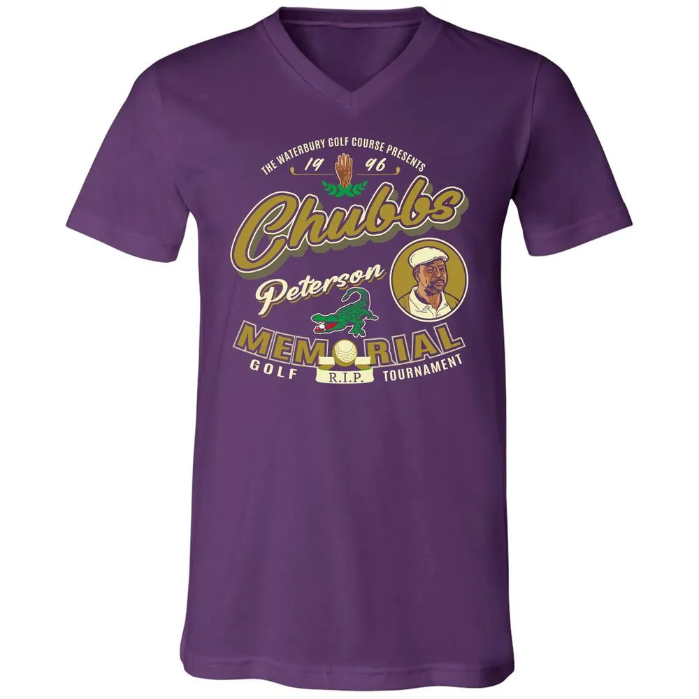 Unisex V-Neck T-Shirt - H8LZD6N1 - Team Purple - 9