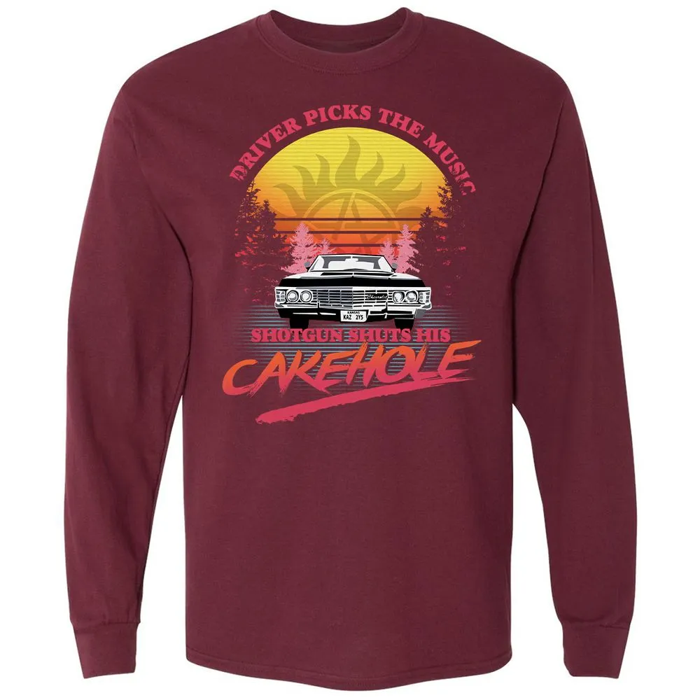 Long Sleeve T-Shirt - 5RAZH9BH - Maroon - 11