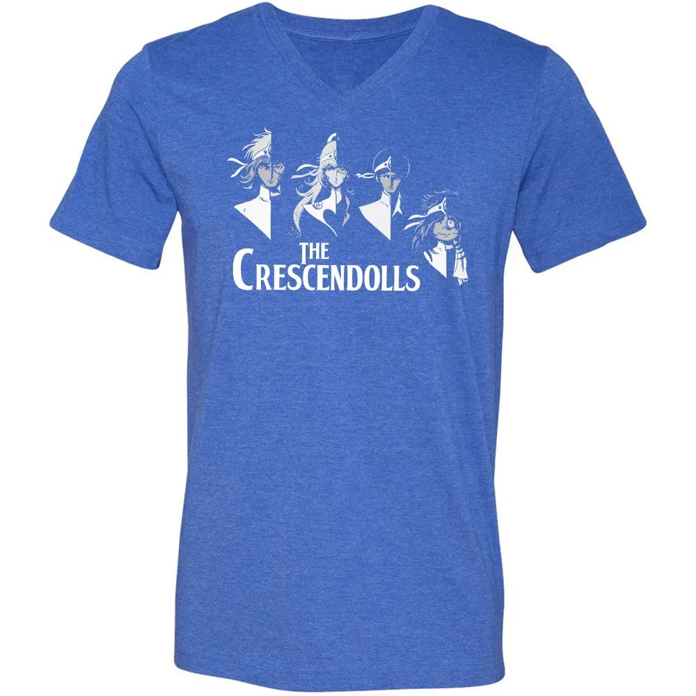 Unisex V-Neck T-Shirt - RJ53Z19D - Heather True Royal - 14
