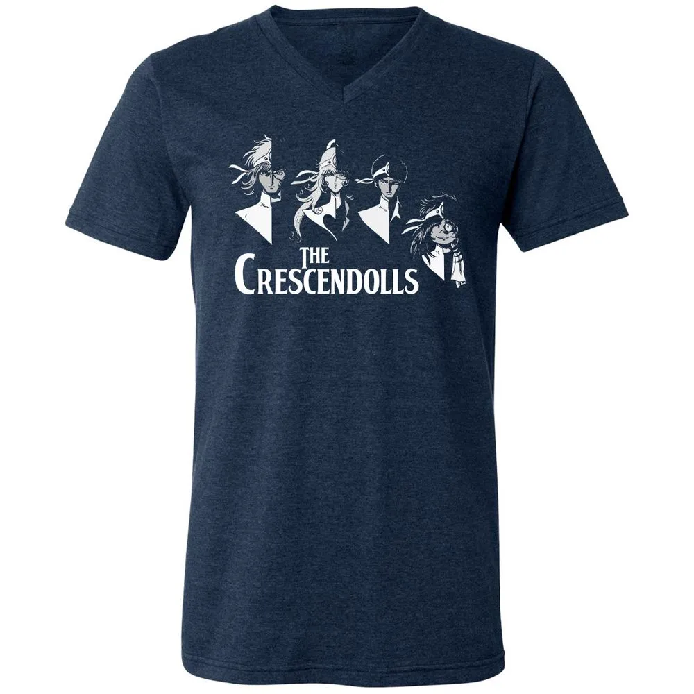 Unisex V-Neck T-Shirt - RJ53Z19D - Heather Navy - 15