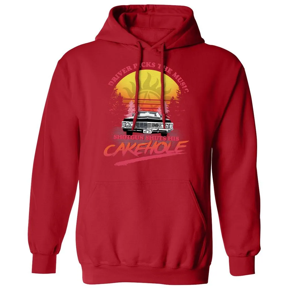 Classic Unisex Hoodie - MQ54D9PX - Red - 5
