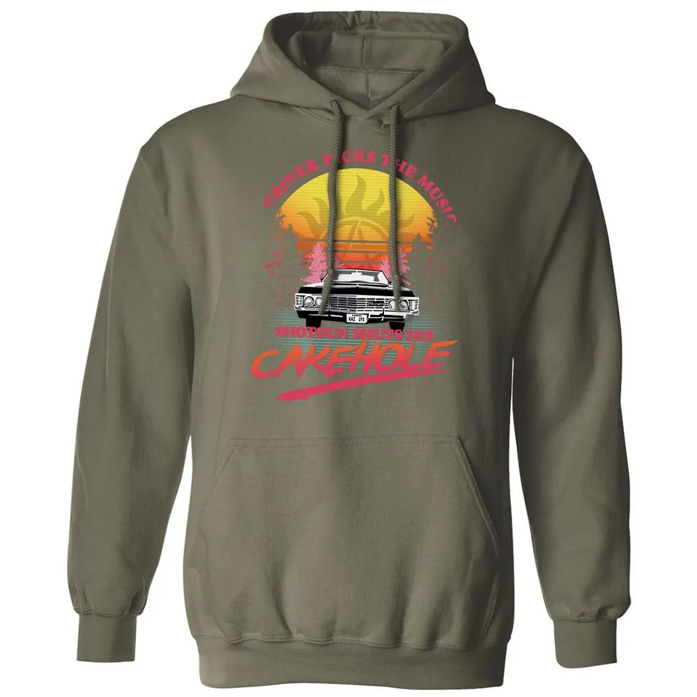 Classic Unisex Hoodie - MQ54D9PX - Military Green - 4