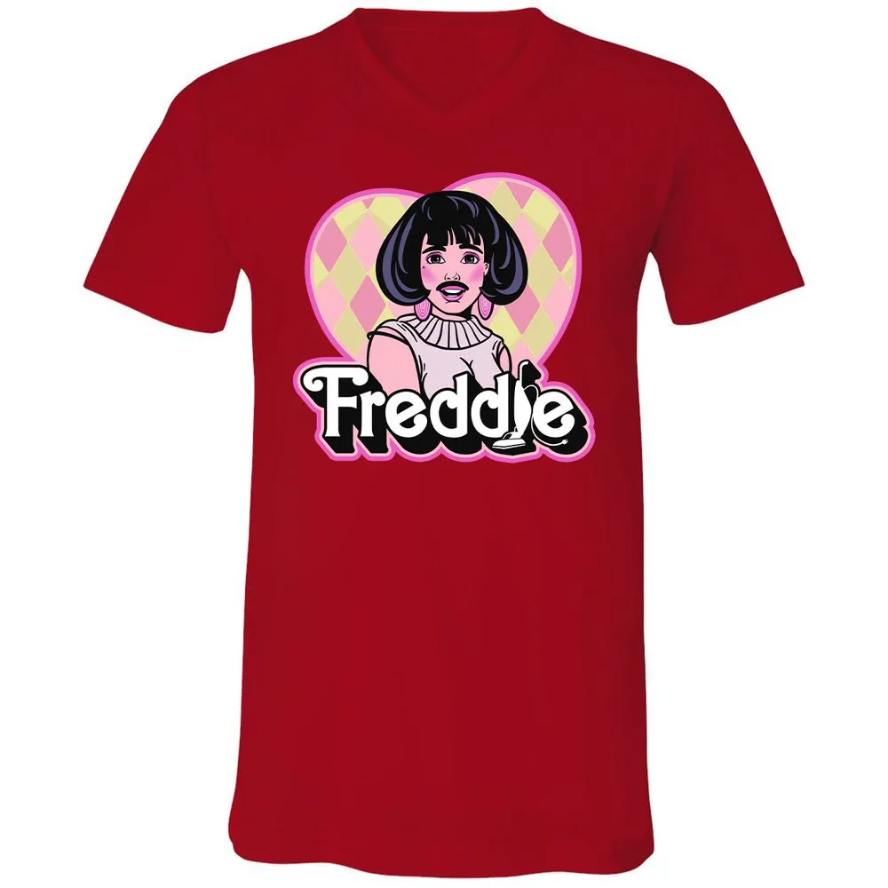 Unisex V-Neck T-Shirt - XN3U4MNA - Red - 3