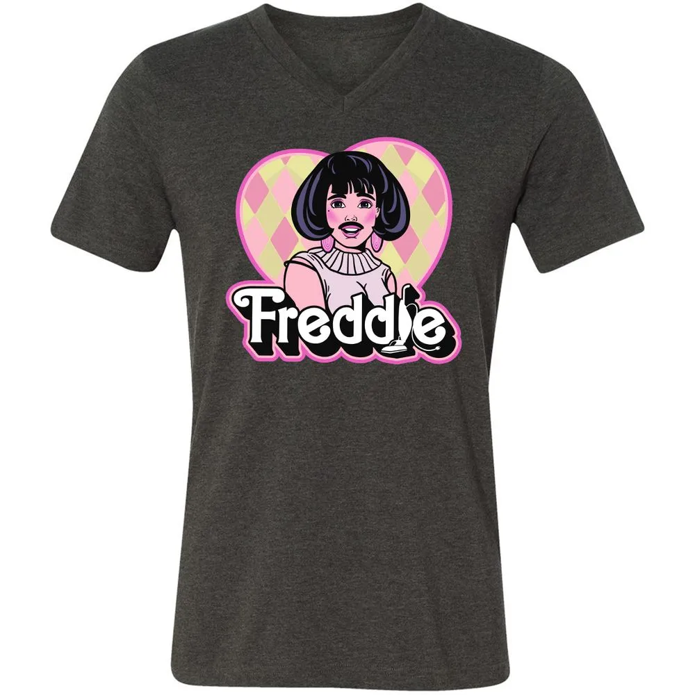 Unisex V-Neck T-Shirt - XN3U4MNA - Dark Grey Heather - 8