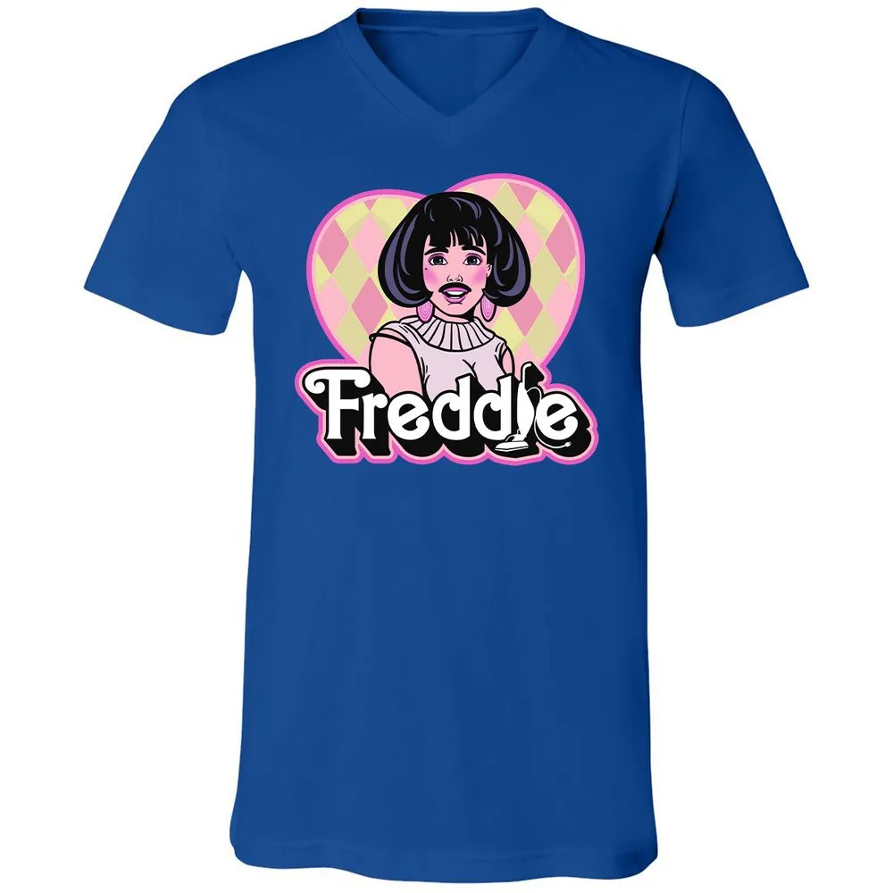 Unisex V-Neck T-Shirt - XN3U4MNA - True Royal - 4
